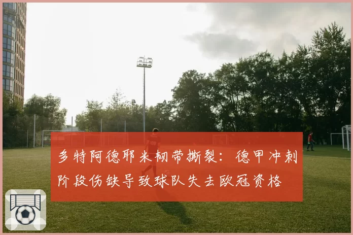多特阿德耶米韧带撕裂：德甲冲刺阶段伤缺导致球队失去欧冠资格