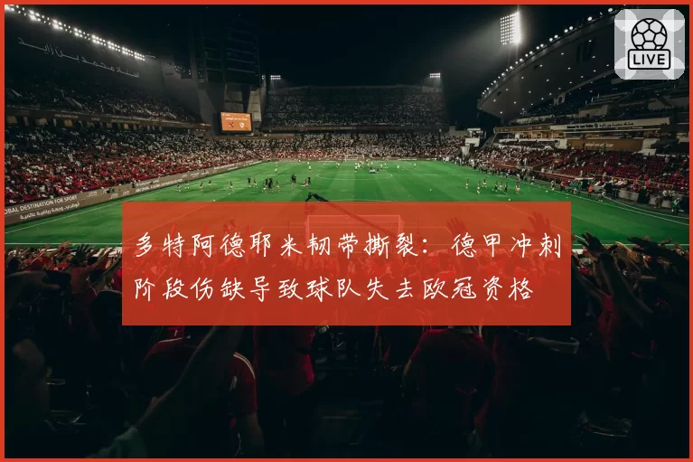 多特阿德耶米韧带撕裂：德甲冲刺阶段伤缺导致球队失去欧冠资格